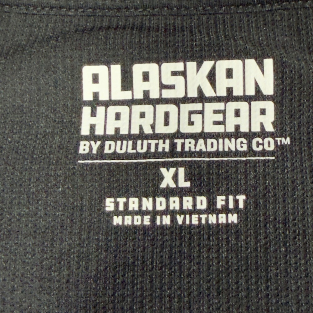 Duluth Alaskan Hardgear Lot (2) Mens XL Black & Grey Performance Activewear 2pk - Picture 5 of 15